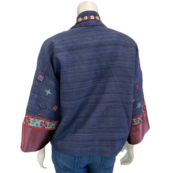 Vintage Thai Hmong Short Kimono Jacket - Picture 5 of 11